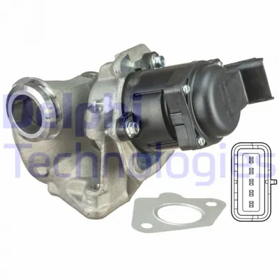 Supapa Egr Potrivit Volvo C30, S40 Ii, S80 Ii, V50, V70 Iii; Citroen Berlingo, Berlingo Multispace, Berlingo Minivan, C2, C3 I, C3 Ii, C3 Picasso, C4, C4 Grand Picasso I, C4 I 1.6d 10.03