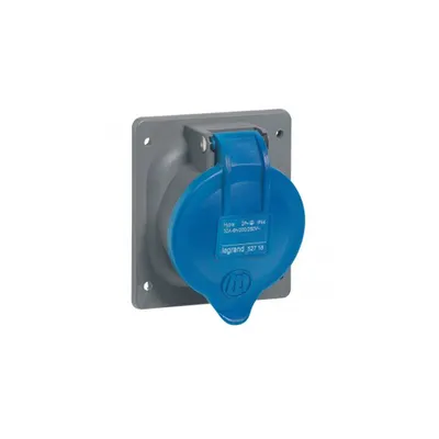 Panou montaj priza fixing centre Hypra - IP44 -200/250 V~ - 32 A -2P+E -plastic