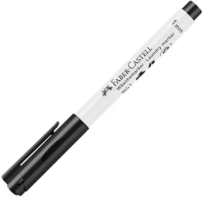 Marker pentru textile Faber-Castell - negru