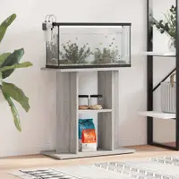 vidaXL Suport pentru acvariu, gri, Sonoma, 60x30x60 cm, lemn stratificat