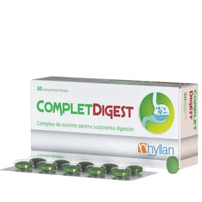 Complet Digest, Hyllan Pharma | 30 comprimate filmate