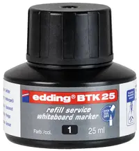 Cerneală pentru markere pentru tablă albă Edding BTK 25 - Negru, 25 ml