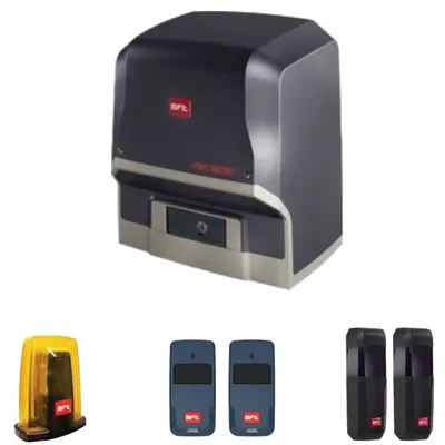 Kit automatizare poarta culisanta deschidere rapida, pentru porti de maxim 500kg greutate, 24v, BFT ARES VELOCE SMART 500 KIT 2618289
