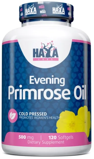 Evening Primrose Oil, 500 mg, 120 capsule, Haya Labs