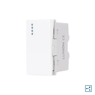 Modul Intrerupator Simplu Cap-Cruce Mecanic 1M LUXION, Standard Italian