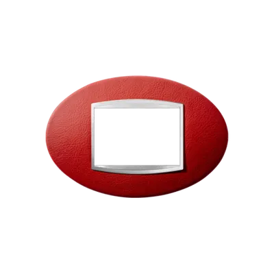 Placa ornament Chorus ART - IN LEATHER - 3 module- RUBY - CHORUS