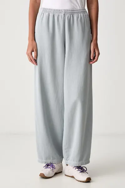 American Vintage pantaloni straight pentru femei din bumbac
