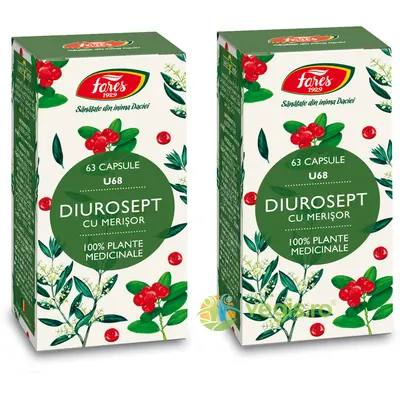 Pachet Diurosept cu Merisor (U68) 63cps+63cps