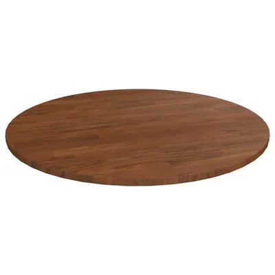 vidaXL Blat de masă rotund maro închis Ø70x1,5 cm lemn stejar tratat