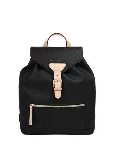 Rucsac dama - seria Ella - piele ecologica - Negru