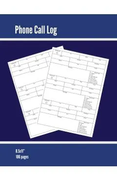 Phone Call Log: Phone Memo Message Book, Record 3 Telephone Messages Per Page, Calls Tracker, Keeping Track Voice Mail, Journal, Noteb