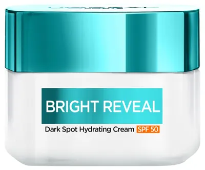L'Oréal Bright Reveal Cremă hidratantă pentru față împotriva petelor întunecate, SPF50, 50 ml