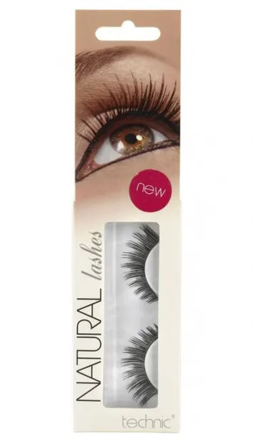 Gene False cu Aspect Natural TECHNIC Natural Lashes, adeziv inclus A13