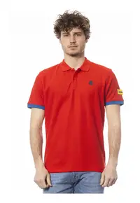 Tricou polo de bumbac - Rosu