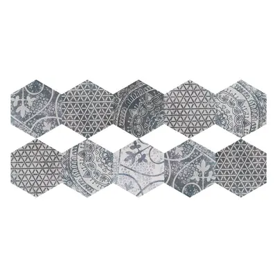Set 10 autocolante impermeabile și anti-alunecare pentru podea Ambiance Quento, 40 x 90 cm