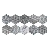 Set 10 autocolante impermeabile și anti-alunecare pentru podea Ambiance Quento, 40 x 90 cm
