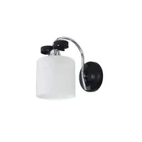 Aplica Agatha Crom+Negru+Alb 1xE27 60W
