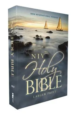 Niv, Holy Bible, Larger Print, Economy Edition, Paperback, Blue, Comfort Print