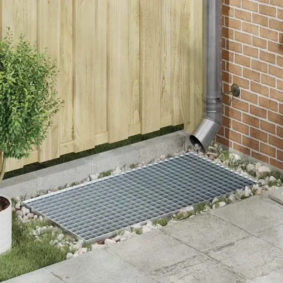 vidaXL Grătar Argintiu 100 x 50 x 2 cm Oțel galvanizat prin imersie