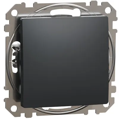 Intrerupator simplu, Schneider, SDD114101, Sedna Design, antracit