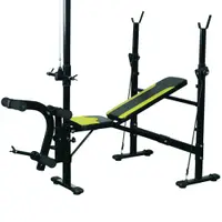 Banca Fitness cu Spatar Reglabil HOMCOM 175x110x202cm | Aosom Romania