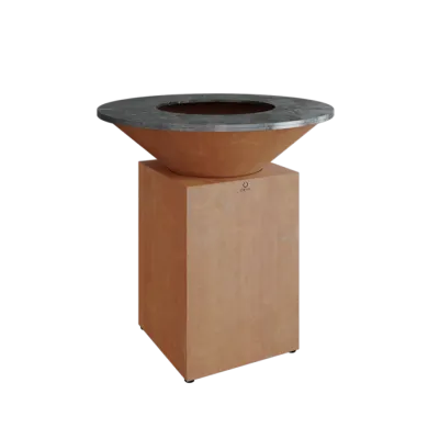 Gratar OFYR Corten 100 cu vatra de gatit pe lemne