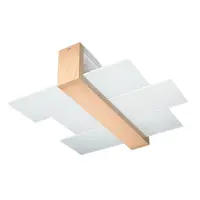 Corp de iluminat pentru tavan FENIKS 2 lemn natural