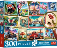 Puzzle Trefl din 300 XXL piese - Timbre poștale