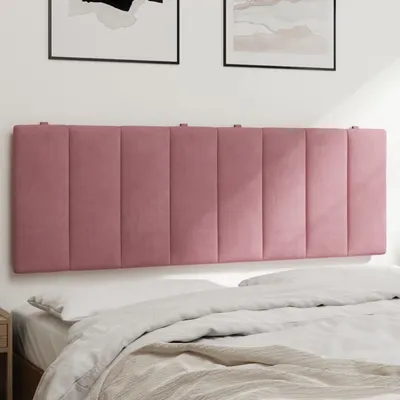 Gossi perna tablie de pat, roz, 120 cm, catifea