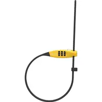 Antifurt Abus Combiflex TravelGuard, galben