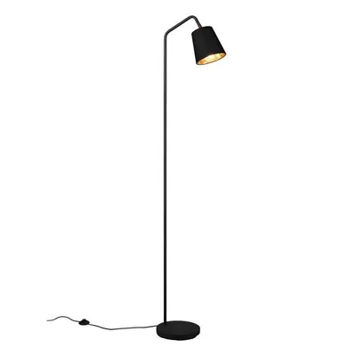 Lampadar negru cu abajur textil (înălțime 148 cm) Buddy – Reality