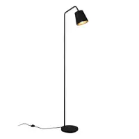 Lampadar negru cu abajur textil (înălțime 148 cm) Buddy – Reality