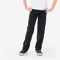 Pantalon de trening Călduros Educație fizică Negru Băieți