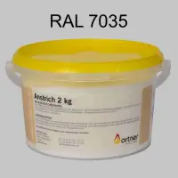 Vopsea termica pulbere 100°C - RAL7035 - Ortner