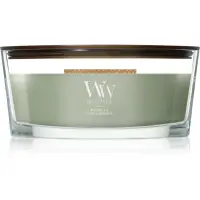 Woodwick Verdant Fig lumânare parfumată cu fitil din lemn 453.6 g