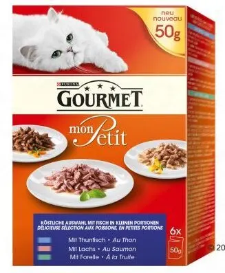 Gourmet Mon Petit Plic Peste 6 X 50 g