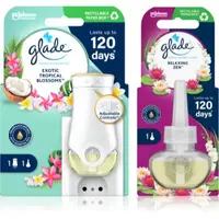 GLADE Electric scented oil Exotic Tropical Blossom + Relaxing Zen ambalaj economic