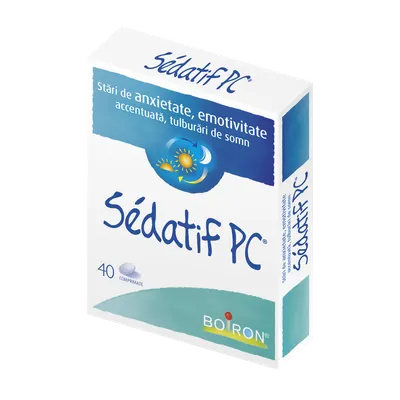 Sedatif PC, 40 comprimate, Sedatif PC, Sedatif PC, Boiron | 40 comprimate