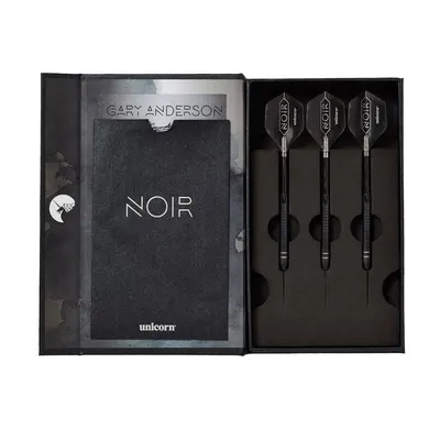 Set Darts Unicorn Steel, W/c Gary Anderson Phase 6 Noir 90%
