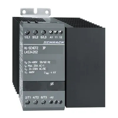 Contactor static 3p 20A/24-480VAC, Ucom: 24-230VAC/DC