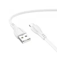 Cablu Date si Incarcare USB-A - Lightning Borofone BX121 Energy, 18W, 1m, Alb
