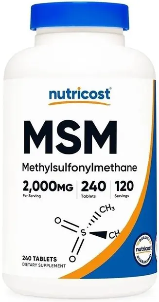 MSM, 2000 mg, 240 tablete, Nutricost