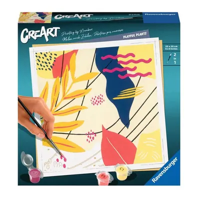Pictura pe numere Ravensburger Creart Plante Jucause RVSPBN23638