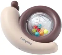 Jucărie zornăitoare Babyono - Melc, bej