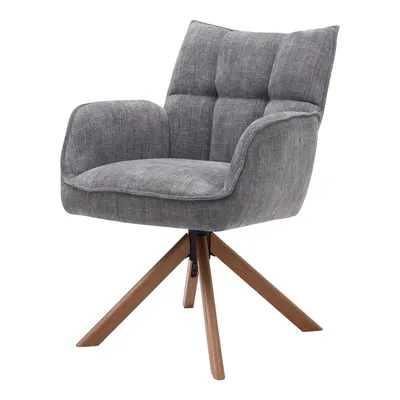 Set de scaune de sufragerie gri 2 buc. tapițat Marilla – Unique Furniture