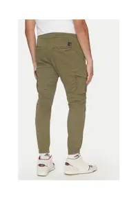 Pantaloni barbati - 116202 432 - bumbac - verde -