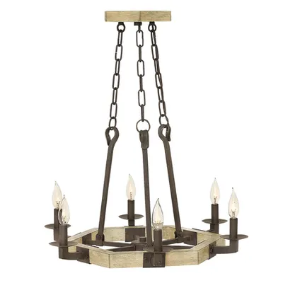 Corp de iluminat suspendat, lustra Wyatt 6 Light Chandelier