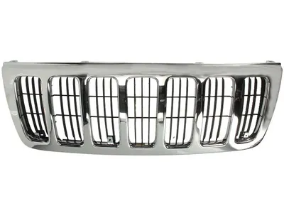 Grila radiator potrivit JEEP GRAND CHEROKEE II 2.7D-4.7 1998-2005 pana in 2005 - (LAREDO, complet, crom/negru)