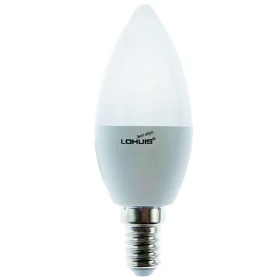 Bec LED LOHUIS ECOLINE, forma lumanare, E14, 5W, 20000 ore, lumina rece