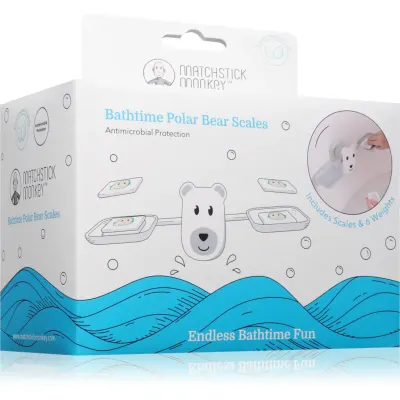 Matchstick Monkey Bathtime Scale Polar Bear joc de echilibru pentru cadă 12m+ 1 buc